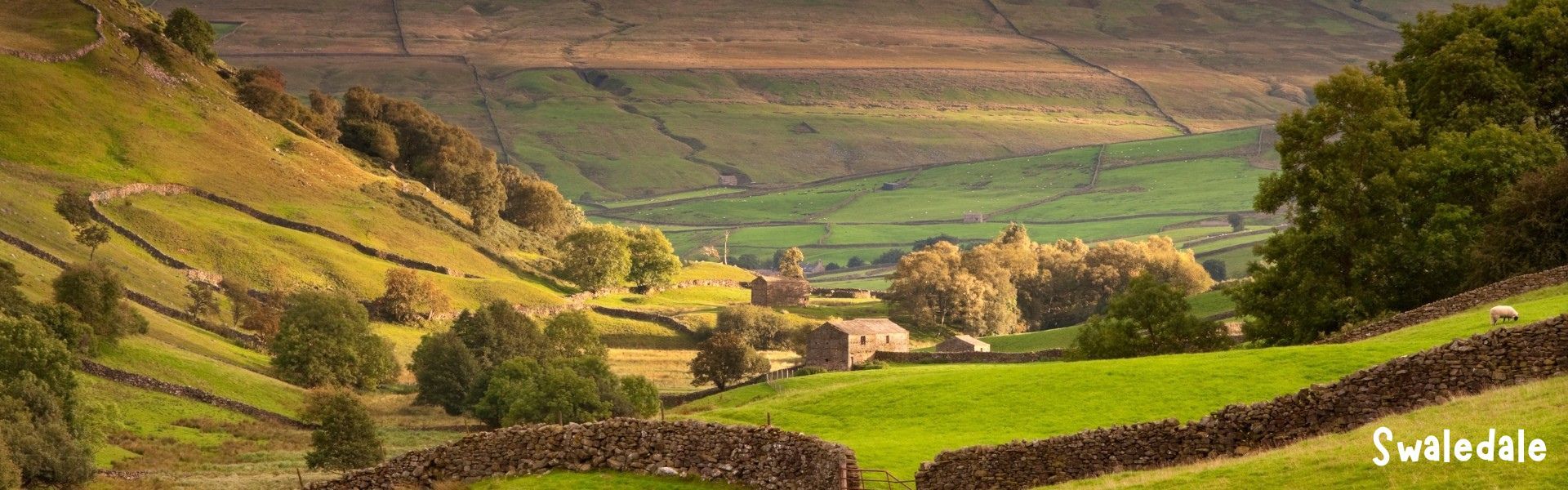 Northern England heritage landscape with rolling hills